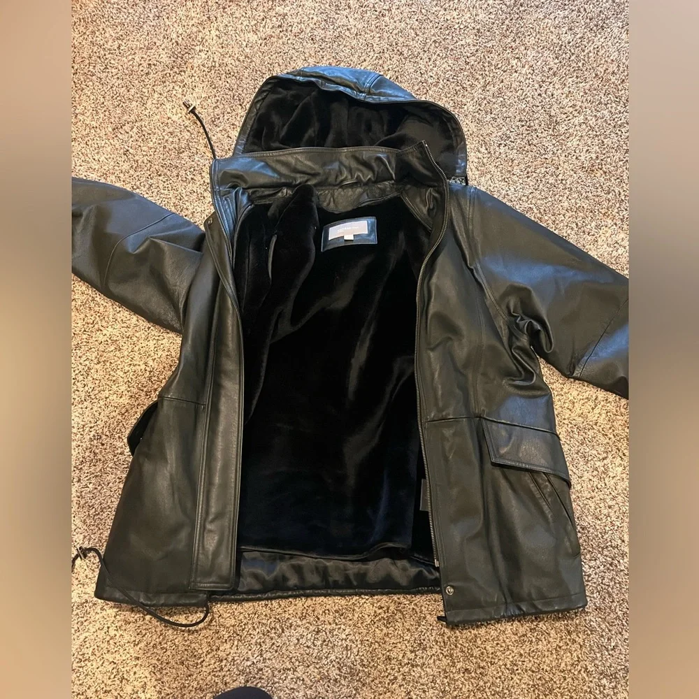 Croft and barrow leather jacket - Picture 1 of 10
